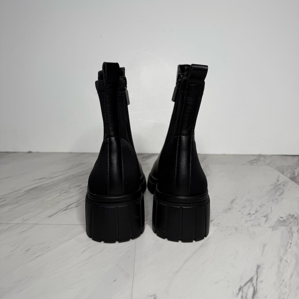 Blondo Prestly Black Leather Bootie 7 1/2 M - Picture 3 of 14